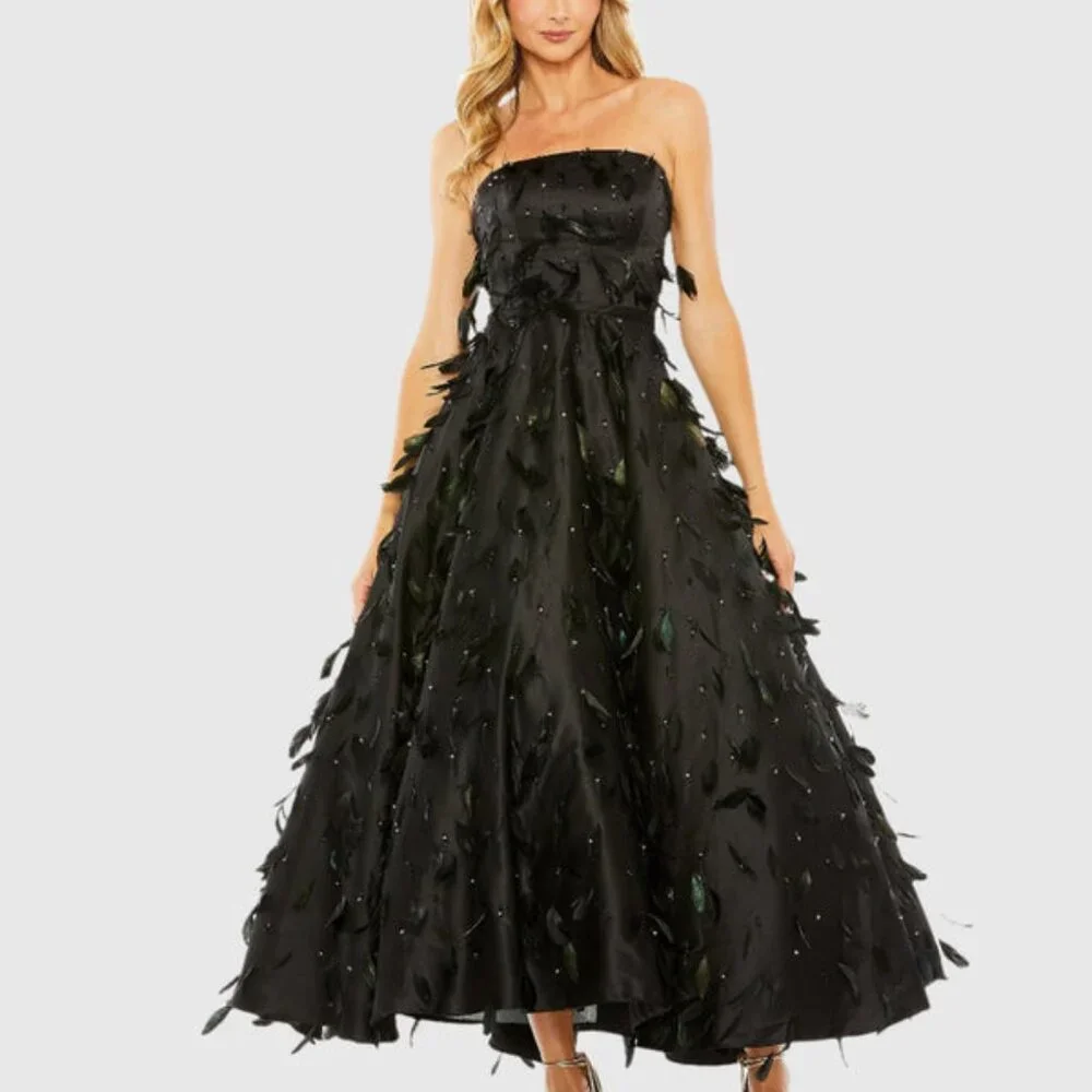 Mac Duggal feather gown - Picture 1 of 2